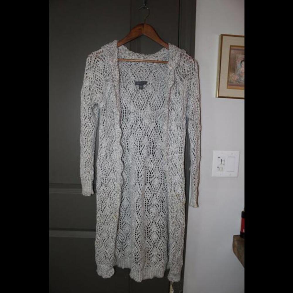 PacSun Open-Knit Hooded Cardigan